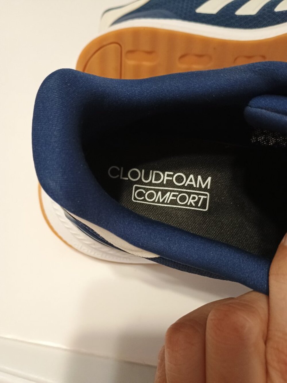 Adidas X_PLR Path Men’s 10.5 Dark Blue White Gum Cloudfoam Sneakers - Picture 6 of 8